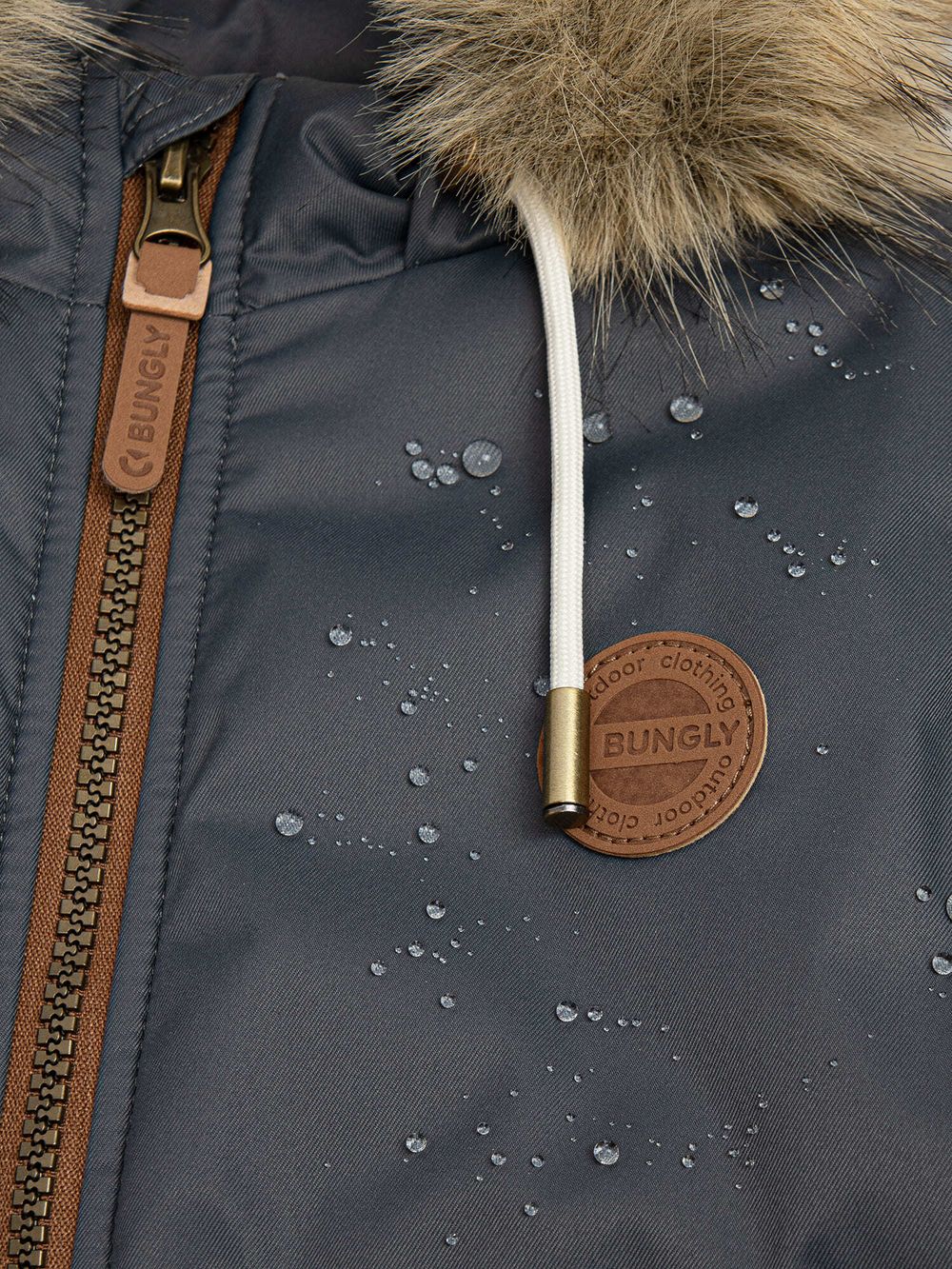 Парка зимняя на меху "Графит"