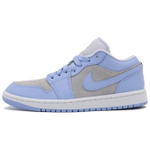 Jordan 1 Low Football Grey Aluminum Women's