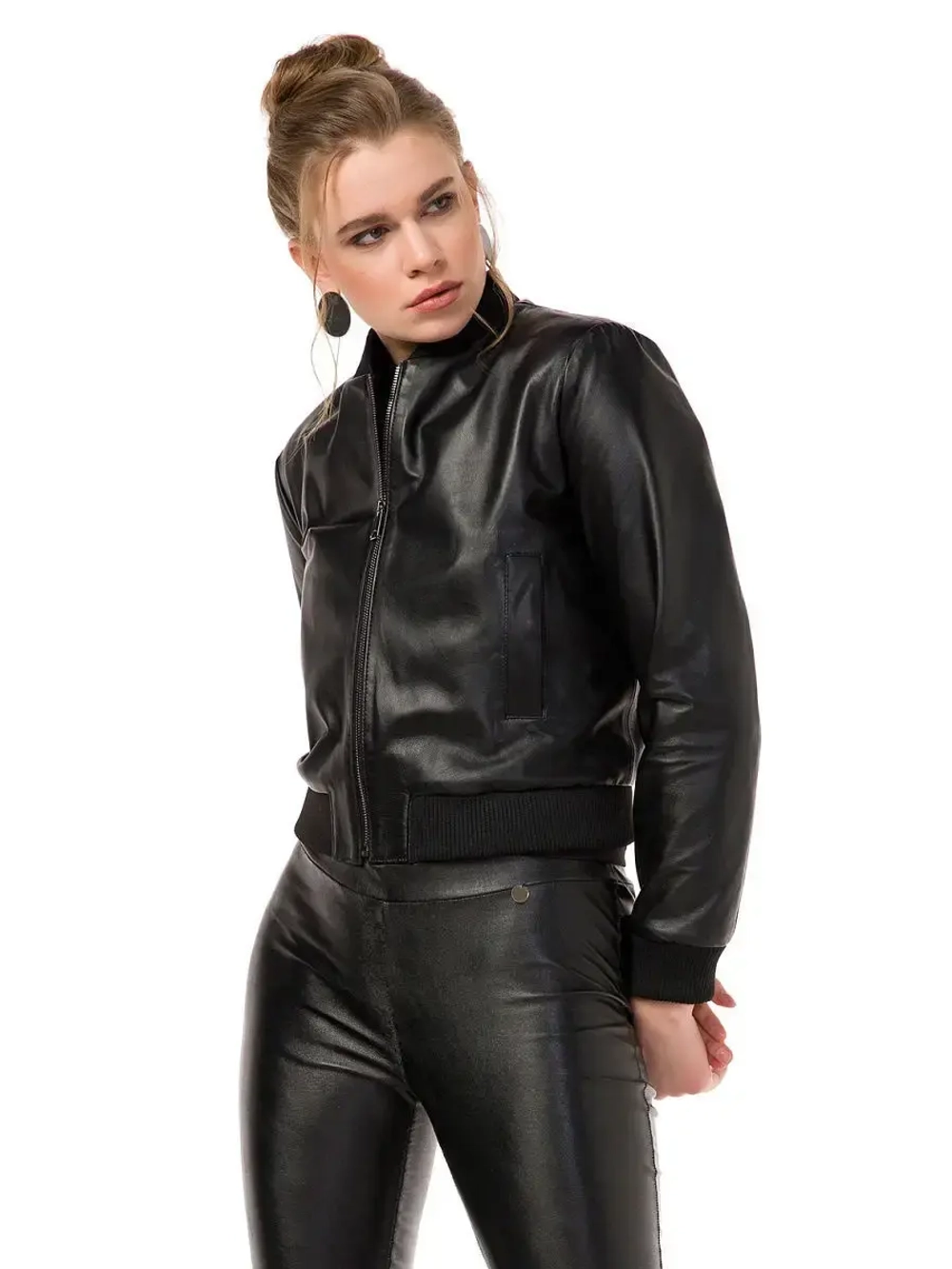 Куртка женская натуральная, бомбер