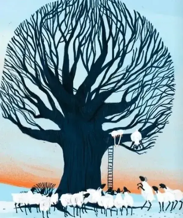 Хендрика, овечка, которая забралась на дерево