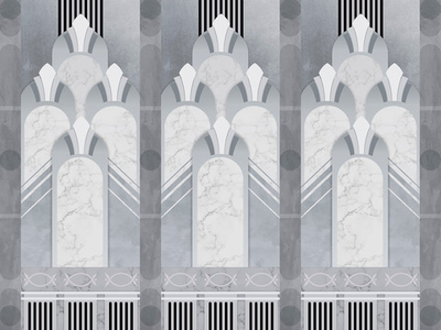 Дизайнерские обои Wall Street Deco