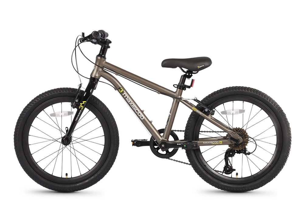 Велосипед 20'' Maxiscoo 3BIKE M Коричневый Матовый (2026)