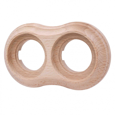 Рамка 2 постовая Пиластро, накладной монтаж, дерево, цвет Натурель BF9-620-10