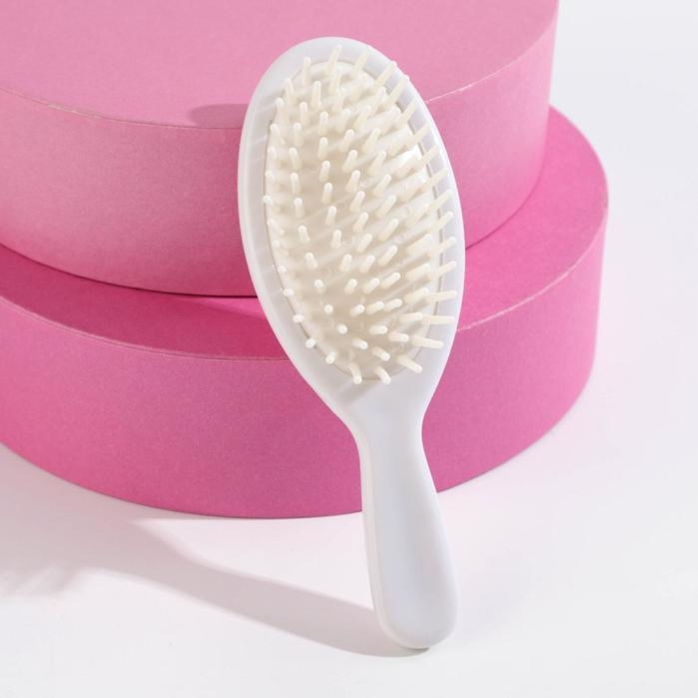 6963295 Массажная расческа детская «Единорог», овальная 13 × 4.5 см