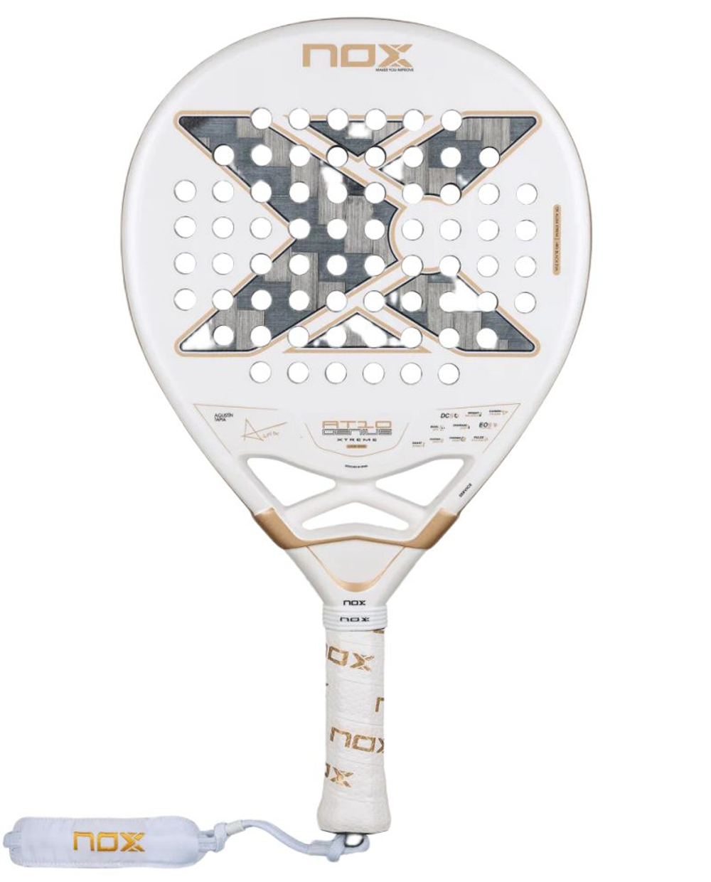 Ракетка для падел тенниса NOX AT10 Luxury Genius 12K Alum XTREM 2026