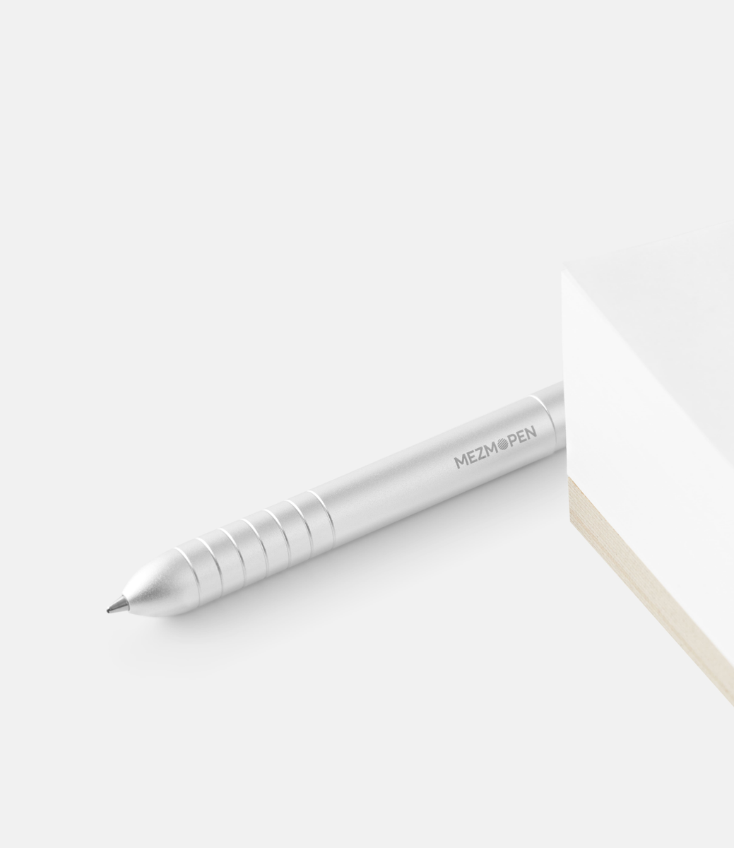 Mezmoglobe Mezmopen Aluminum Silver — магнитная ручка-трансформер из алюминия