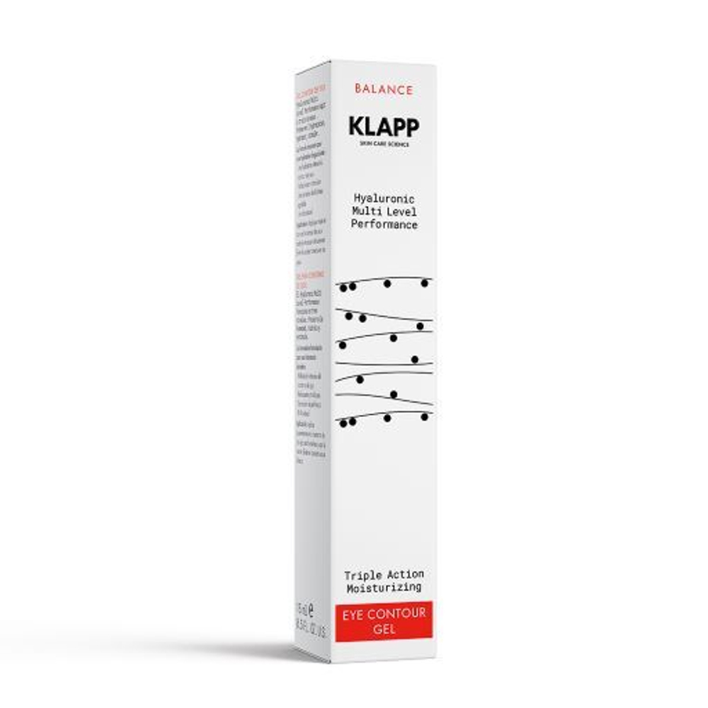 KLAPP Cosmetics Увлажняющий гель для век 15 мл. | BALANCE Triple Action Moisturizing Eye Contour Gel