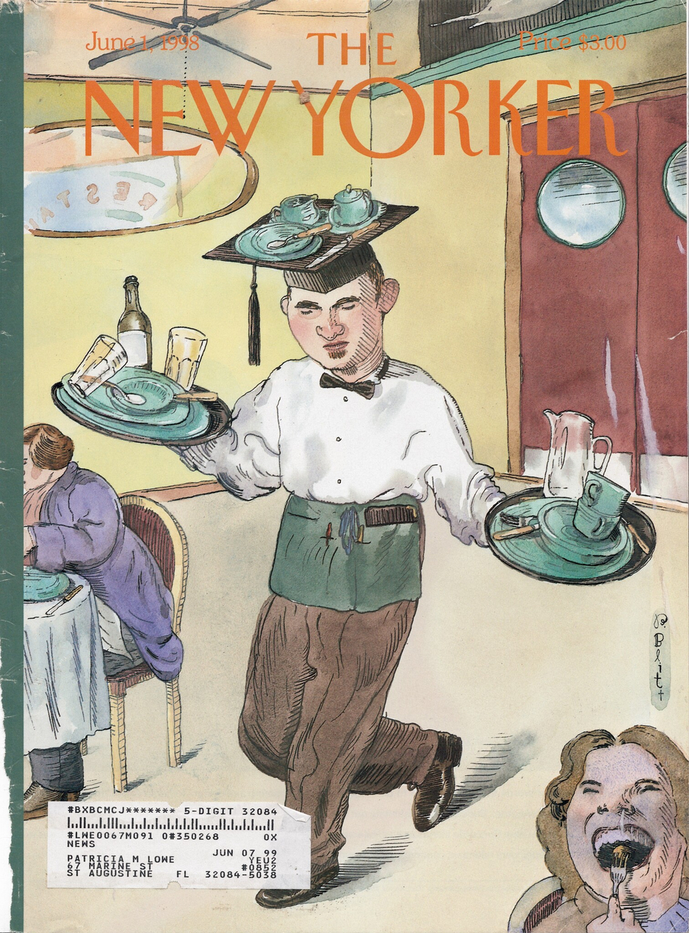 Журнал The New Yorker 01-06-1998, обложка