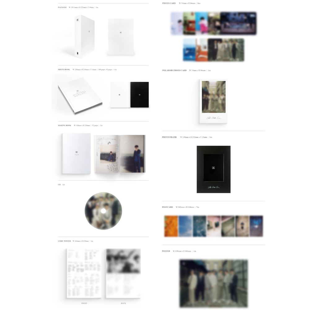 Альбом BTS - BE [Essential Edition/ Deluxe Edition]