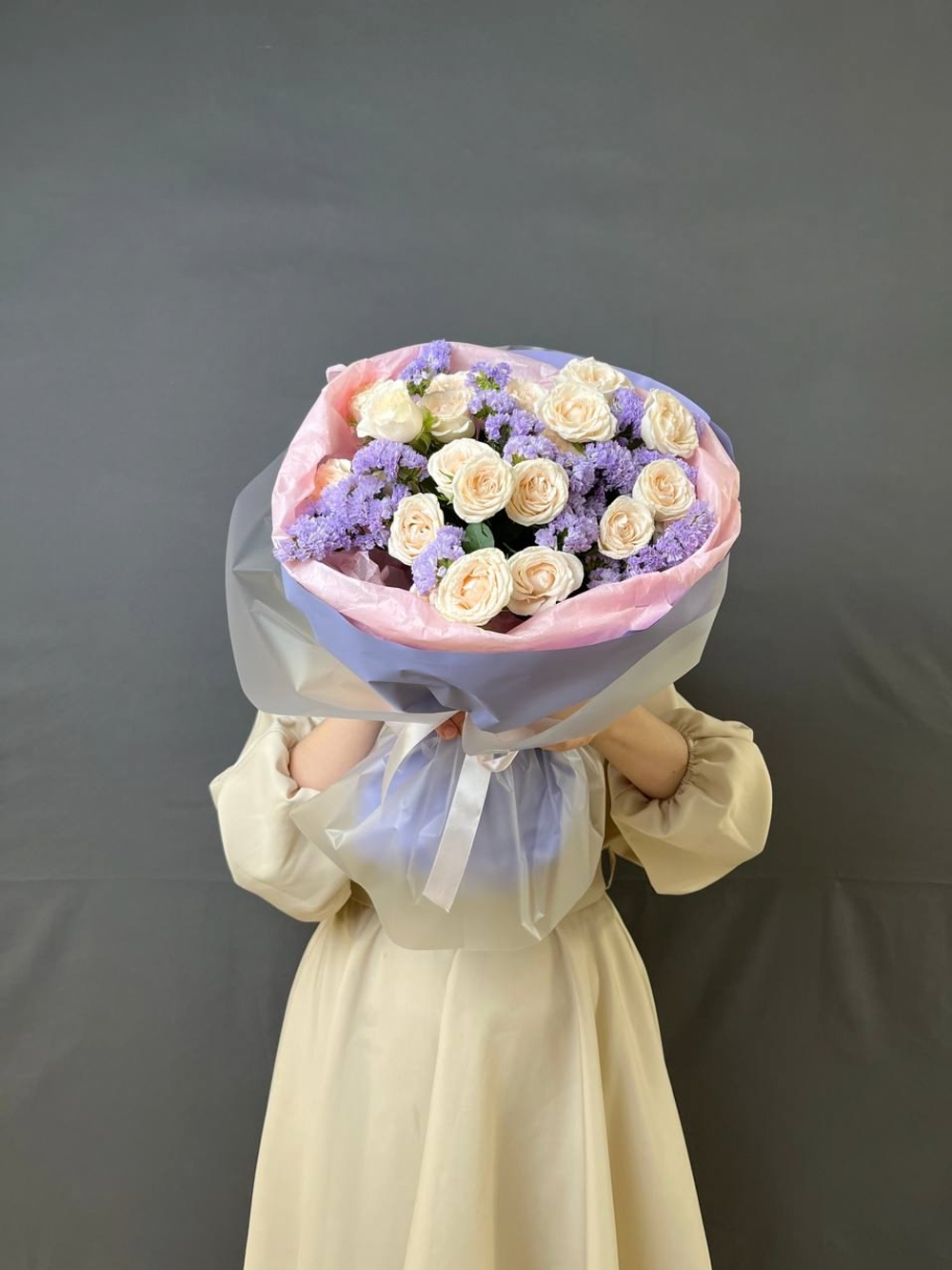 Букет-комплимент «Сиреневая ночь»