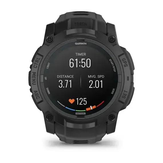 Смарт-часы Garmin Instinct 3 (50 мм) AMOLED Tactical Edition черные