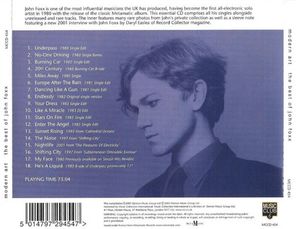 John Foxx / Modern Art: The Best Of John Foxx (CD)