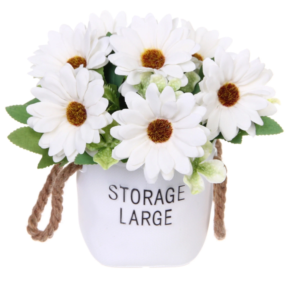 Цветочная композиция «Мечта» 10*20см Ромашки белые