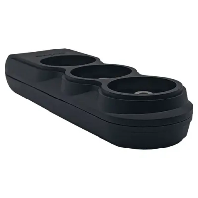 Колодка 3-местн. б/з черная