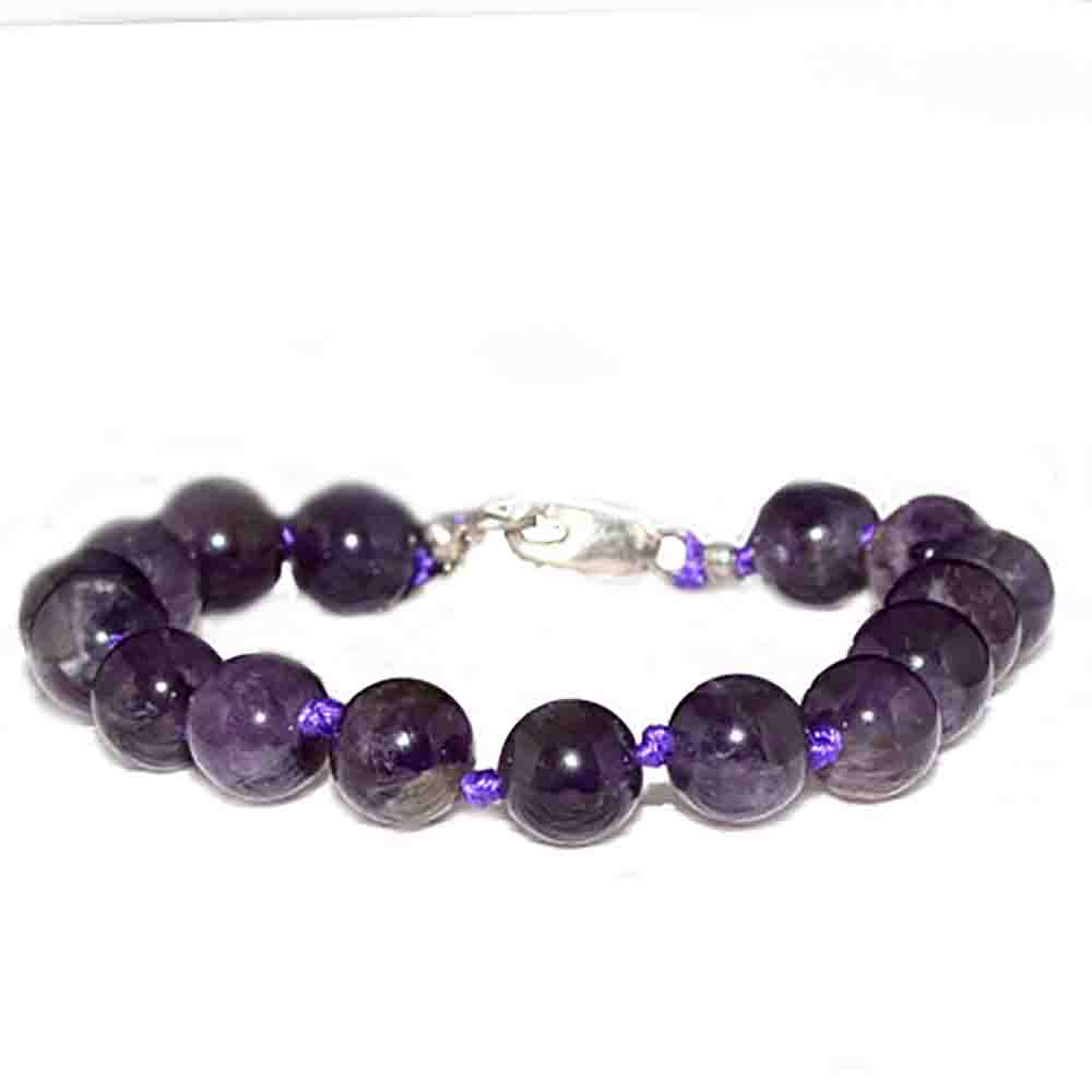 Браслет "Келли 8" аметист темный