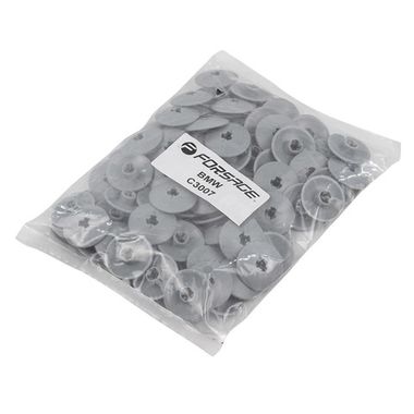 Клипса для крепления внутренней обшивки а/м БМВ пластиковая (100шт/уп.) Forsage клипса C3007(BMW)