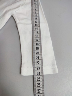 Боди белое трикотажное на 1-3 месяца