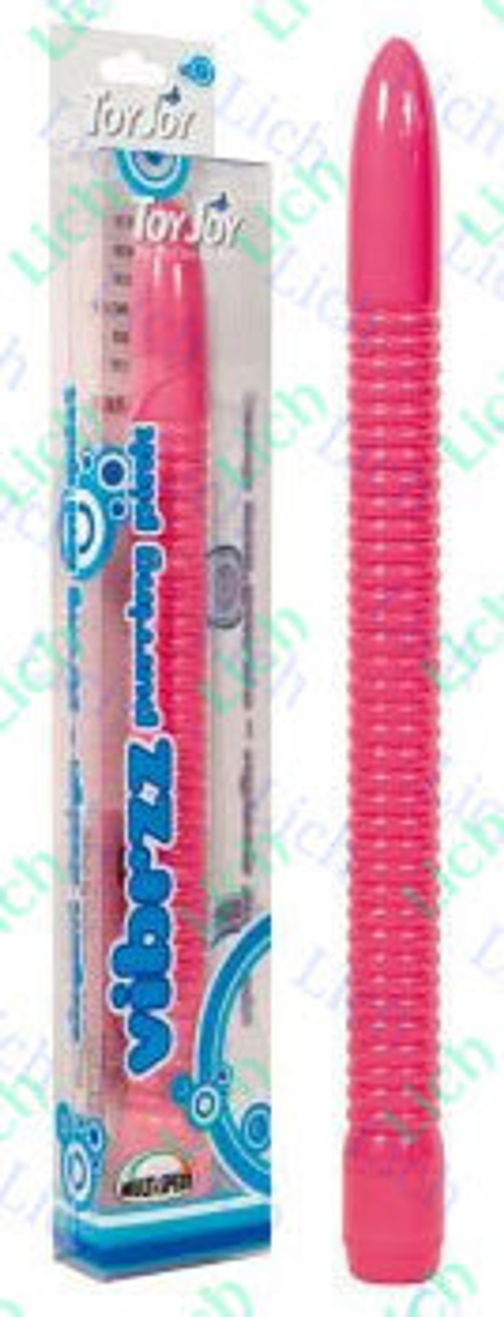 Тонкий вибратор розового цвета