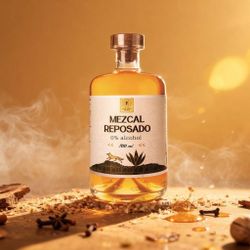 Напиток мескаль безалкогольный MEZCAL REPOSADO 0,7л Tinctura Anima