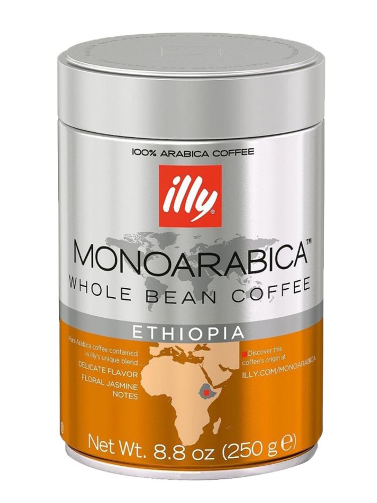 Кофе в зернах ILLY Эфиопия 250 мл, 2 шт