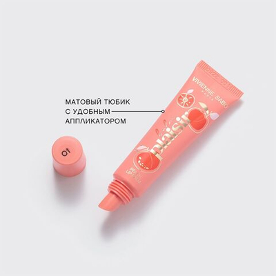 Vivienne Sabo Восстанавливающий бальзам для губ/Repairing lip balm/Baume a levres revitalisant «Balm Plaisir» тон 01