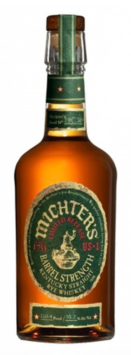 Виски Michter’s US 1 Barrel Strength Rye Whiskey, 0.7 л.