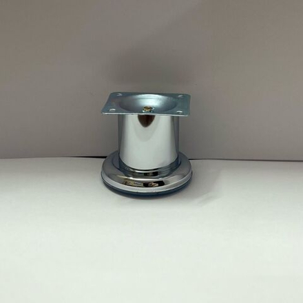 Ножка опора хром мебельная 60 мм