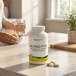NaturesPlus, комплекс с кальцием, магнием, витаминами D3 и К2, 180 таблеток