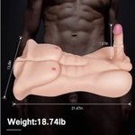 Спортивное мужское тело с фаллоимитатором (8,5 кг.)