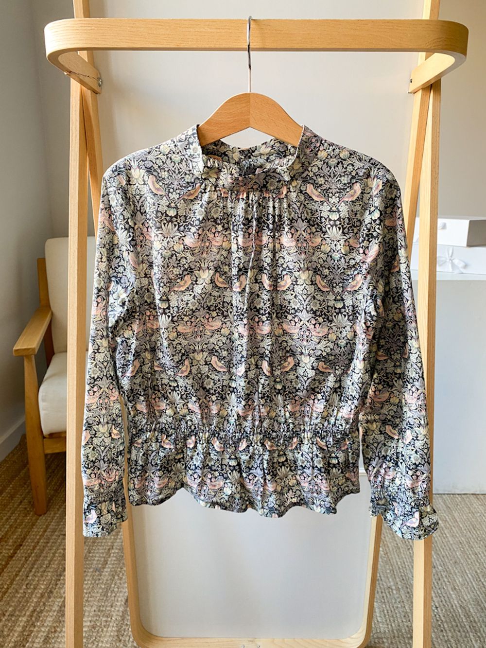 Хлопковая блузка Bonpoint, 128