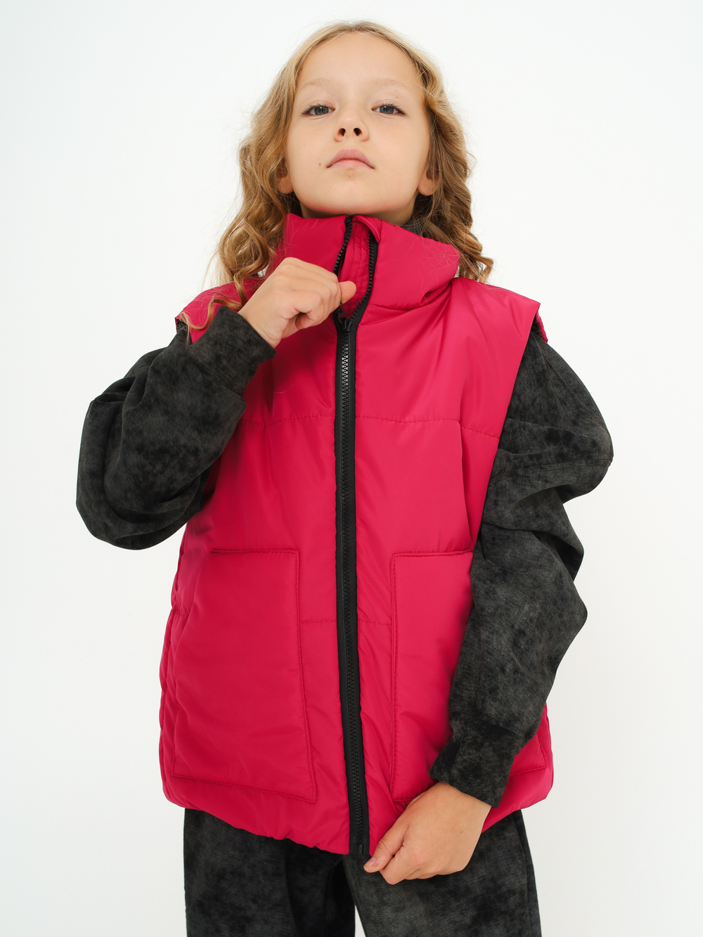 Жилет Base, фуксия