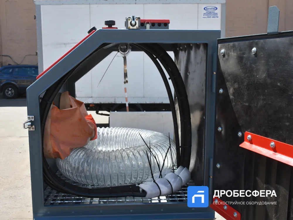 Пескоструйная камера NowAG A-80SF с фильтром