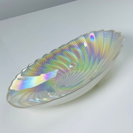 Lenardi 588-715 Овальное глубокое блюдо 32,5х17х7см в под.уп.(х8)Стекло