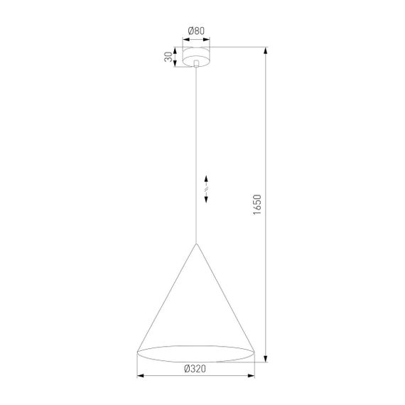 Подвесной светильник TK Lighting 3281 Cono
