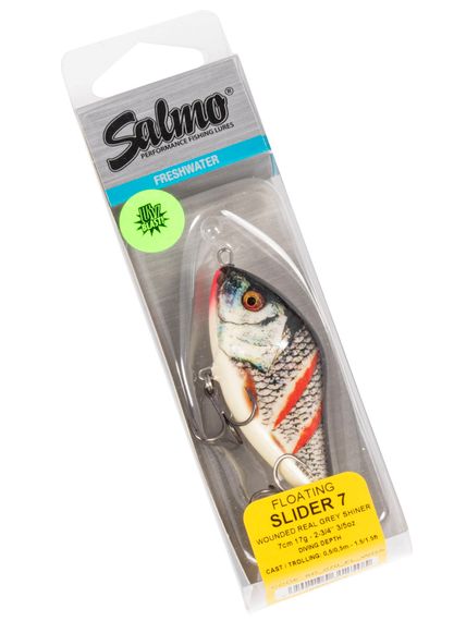 Воблер плавающий джеркбейт Salmo SLIDER F 07/WGS
