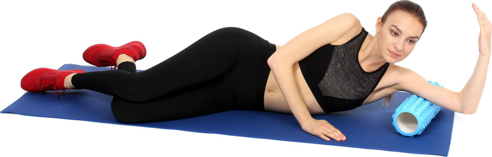 Валик для фитнеса «ТУБА ПРО», бирюза