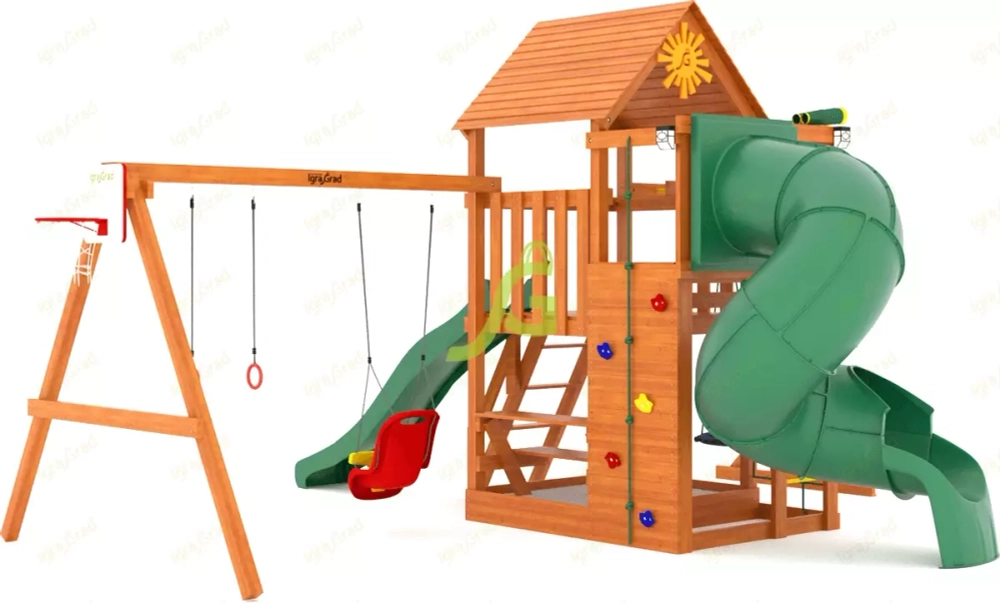 Детская площадка с трубой