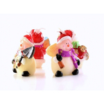 Свеча новогодняя снеговик, 4,7*4,2*5,6