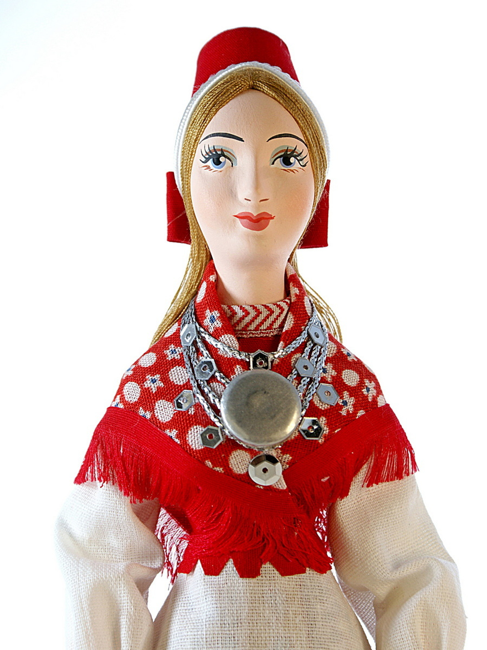 Кукла коллекционная фарфоровая Эстонка