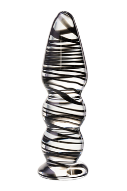 Анальная втулка Sexus Glass, стекло, прозрачный, 13 см, Ø 3,5 см