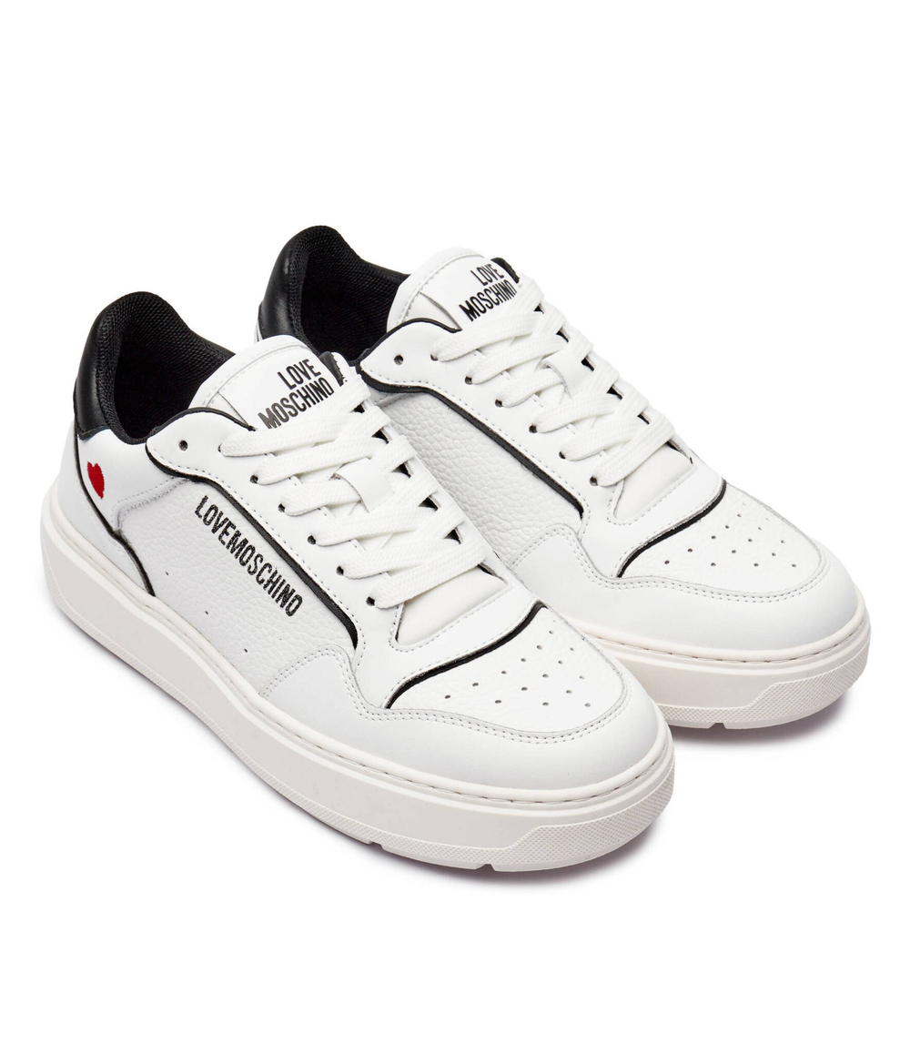 Кожаные кроссовки Love Moschino - белый(JA15144G1LJC1)
