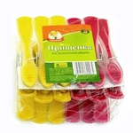 Прищепки для деликатной одежды 8,1см набор 12шт