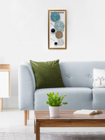 Панно на стену для интерьера "Абстракция" 27*57 см