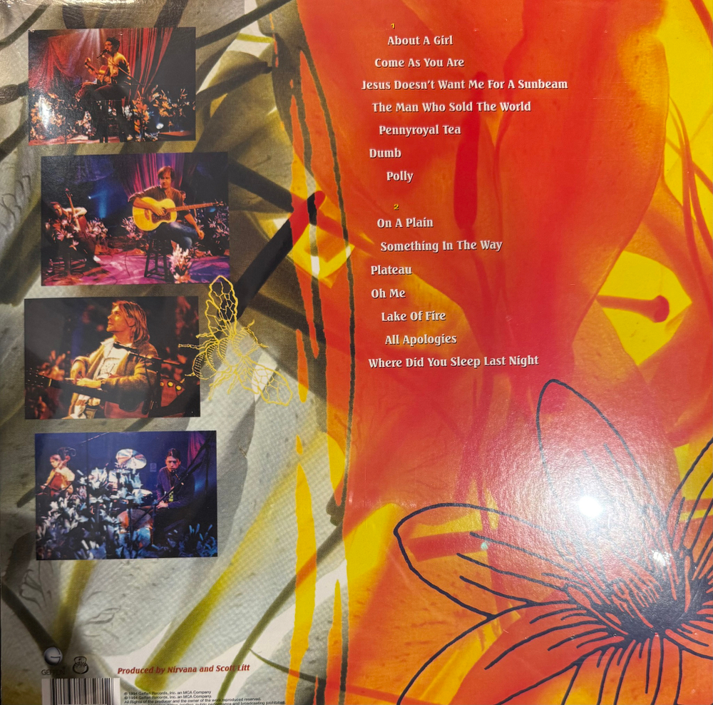 Виниловая пластинка Nirvana ‎– MTV Unplugged In New York LP