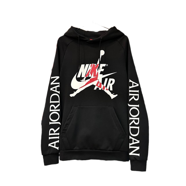 Jordan Black Big Logo Hoodie