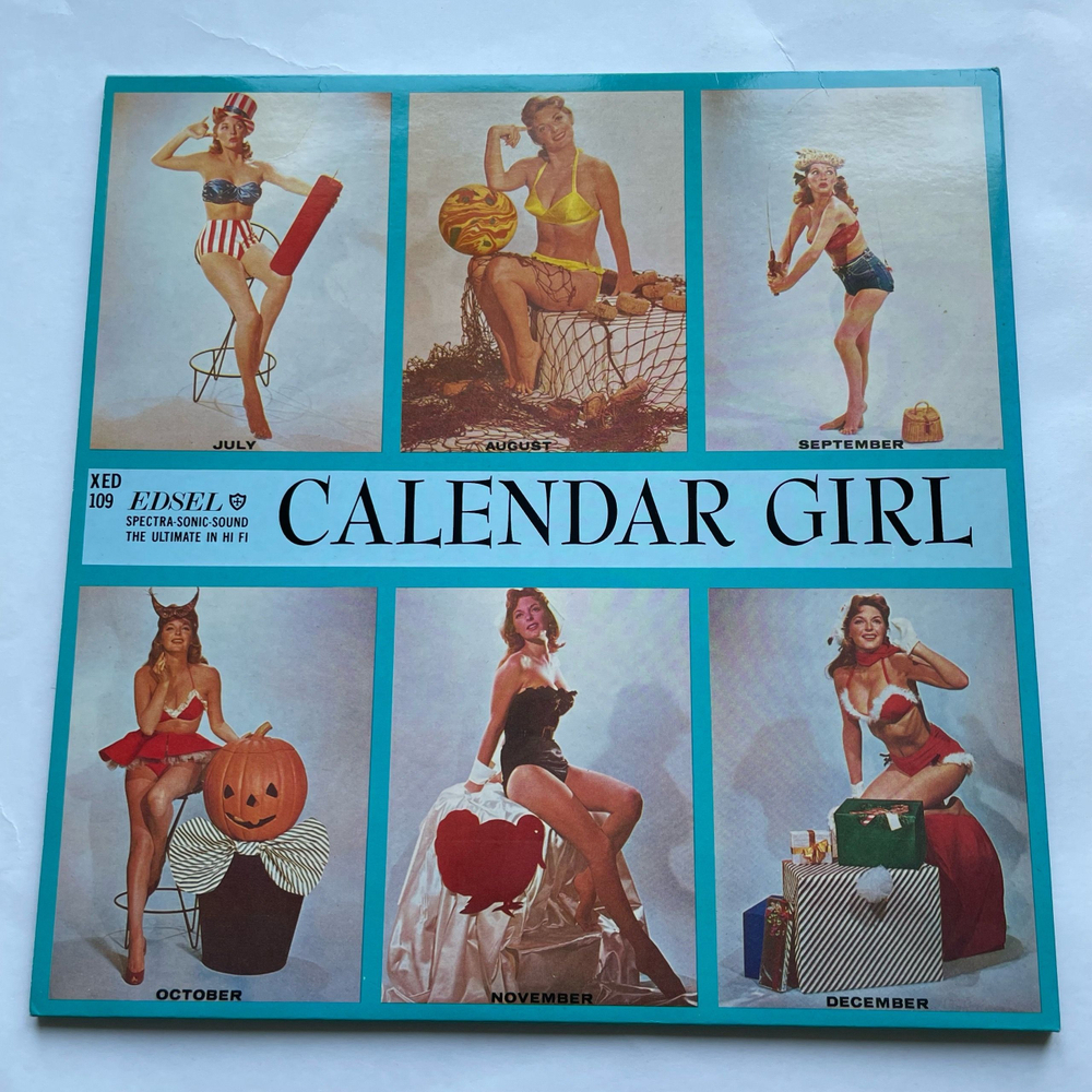 Винтажная виниловая пластинка LP Julie London Calendar Girl (Англия 1982)