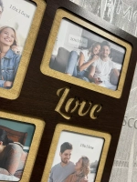 Фоторамка "LOVE" на 6 фото 10х15см