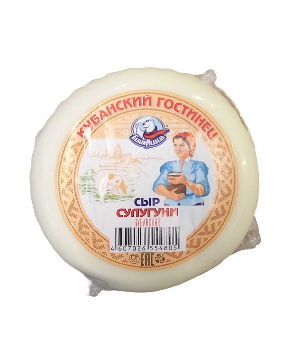 Сыр "Белый медведь" сулугуни 250г