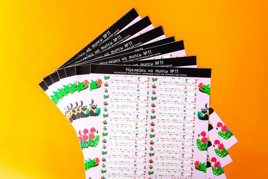 Наклейки на типсы №11