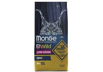 Monge Cat BWild Adult Сухой корм Монж для взрослых кошек мясо зайца 1,5 кг